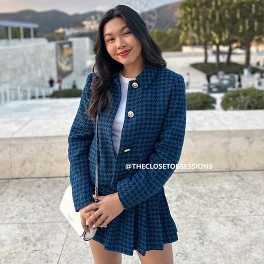 BLOGGER FAVE!!! ZARA Houndstooth Blazer - Picture 11 of 16
